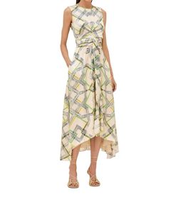 Style 1-4287414934-149 ALEXIS Green Size 12 Belt Pockets Polyester Plus Size Cocktail Dress on Queenly