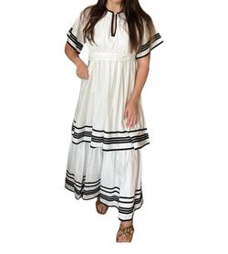 Style 1-2200773558-74 BEULAHSTYLE White Size 4 Military Pattern Straight Dress on Queenly