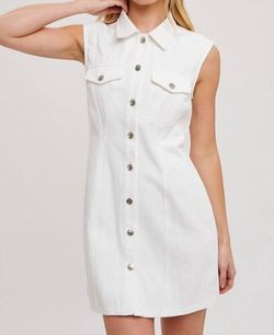 Style 1-3521404983-149 BluIvy White Size 12 Pockets Free Shipping Straight Mini Cocktail Dress on Queenly