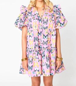 Style 1-738085763-70 BUDDYLOVE Pink Size 0 Floral Sleeves Sorority Rush Cocktail Dress on Queenly