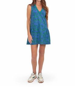 Style 1-3580048641-74 Emily McCarthy Blue Size 4 Tall Height Mini Polyester Spandex Sorority Cocktail Dress on Queenly