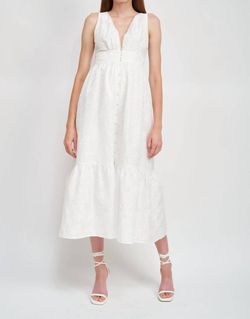 Style 1-243661921-70 En Saison White Size 0 Engagement Military Polyester Straight Dress on Queenly