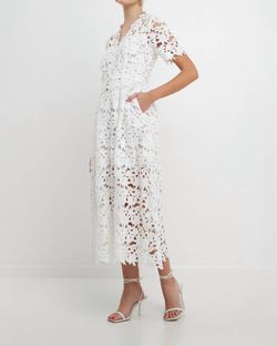 Style 1-2484316798-149 English Factory White Size 12 Plus Size Sleeves Cocktail Dress on Queenly