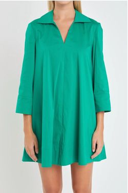 Style 1-3266423536-149 English Factory Green Size 12 Summer Plus Size Sleeves Cocktail Dress on Queenly