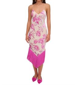 Style 1-2784798584-892 for Love & Lemons Pink Size 8 Polyester Speakeasy Spandex Cocktail Dress on Queenly