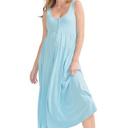 Style 1-3527204669-5 Hatch Blue Size 0 Free Shipping Jersey Straight Dress on Queenly