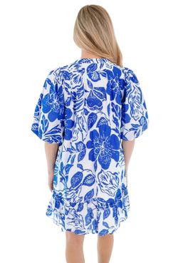 Style 1-3257167451-74 j.marie Blue Size 4 Pockets 1-3257167451-74 Cocktail Dress on Queenly