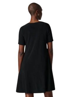 Style 1-3952308154-472 Joseph Ribkoff Black Size 16 High Neck Polyester Plus Size A-line Cocktail Dress on Queenly