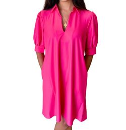 Style 1-1963580046-149 JUDE CONNALLY Pink Size 12 Spandex Pockets Sorority Cocktail Dress on Queenly