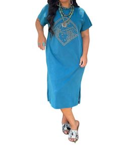 Style 1-2853871076-149 Layerz Clothing Blue Size 12 Teal Pockets Plus Size Cocktail Dress on Queenly