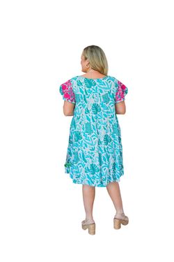 Style 1-452940178-149 Layerz Clothing Green Size 12 Teal Plus Size Sleeves Cocktail Dress on Queenly