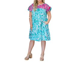 Style 1-452940178-149 Layerz Clothing Green Size 12 Teal Plus Size Sleeves Cocktail Dress on Queenly