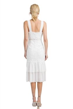 Style 1-3059020982-892 LENA White Size 8 Bridal Shower Cocktail Dress on Queenly