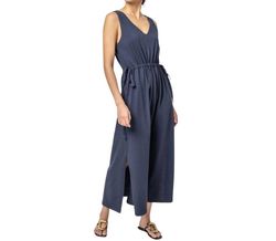 Style 1-113161854-149 Lilla P Blue Size 12 Military A-line Plus Size Navy Straight Dress on Queenly