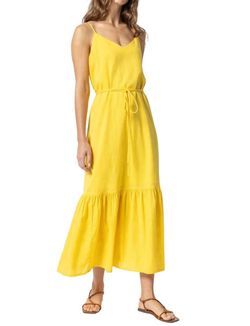 Style 1-2677737620-892 Lilla P Yellow Size 8 Military Straight Dress on Queenly