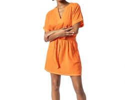 Style 1-3684587075-70 Lilla P Orange Size 0 1-3684587075-70 Belt Sorority Cocktail Dress on Queenly