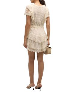 Style 1-929169233-74 LoveShackFancy Nude Size 4 Summer Free Shipping 1-929169233-74 Cocktail Dress on Queenly