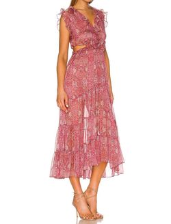 Style 1-614570721-70 Misa Los Angeles Pink Size 0 Polyester 1-614570721-70 Cocktail Dress on Queenly