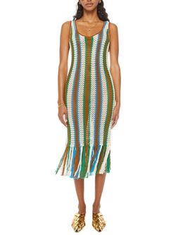 Style 1-1383874870-892 Mother Green Size 8 Fringe Free Shipping Cocktail Dress on Queenly