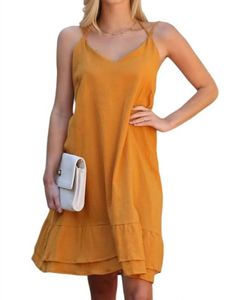 Style 1-3294710134-892 Ninexis Yellow Size 8 V Neck Mini Feather Cocktail Dress on Queenly