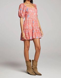 Style 1-1340061325-70 saltwater LUXE Pink Size 0 Sorority 1-1340061325-70 Summer Cocktail Dress on Queenly