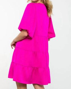 Style 1-4077503391-70 THML Pink Size 0 1-4077503391-70 Sleeves Polyester Cocktail Dress on Queenly