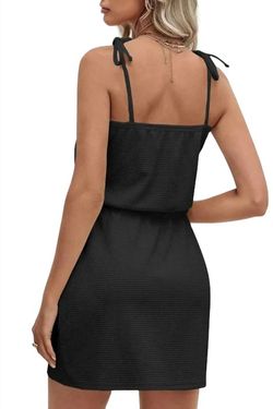 Style 1-1292146096-1691 UNISHE Black Size 16 Casual Jersey Mini Cocktail Dress on Queenly