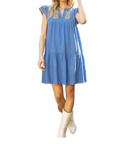 Style 1-139211037-149 voy Blue Size 12 Mini Sorority Plus Size Cocktail Dress on Queenly