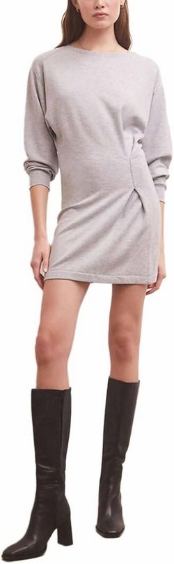 Style 1-3870034498-149 Z Supply Gray Size 12 Free Shipping Mini Casual Cocktail Dress on Queenly