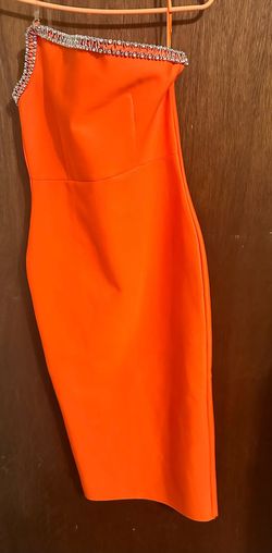 Orange Size 8 Cocktail Dress on Queenly