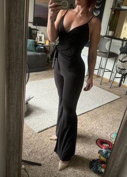 Black Size 4 Jumpsuit Dress on Queenly