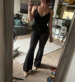 Black Size 4 Jumpsuit Dress on Queenly