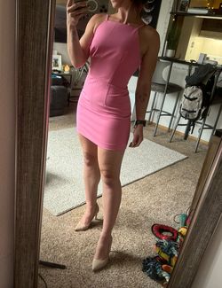 Pink Size 4 Cocktail Dress on Queenly