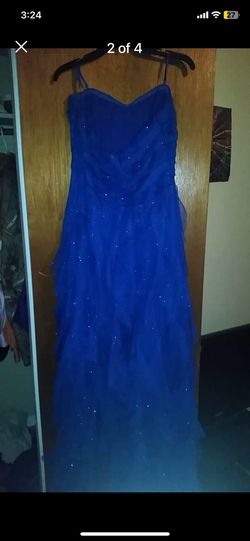 Blue Size 18 A-line Dress on Queenly