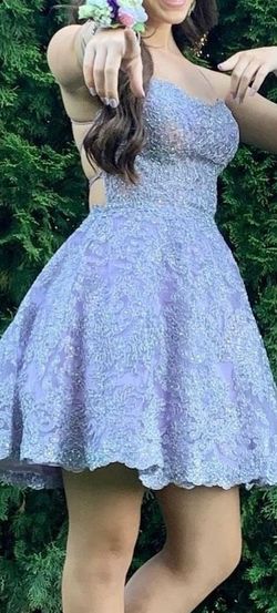 Style 52512 Sherri Hill Purple Size 0 50 Off Nightclub Appearance Sunday Semi-formal Cocktail Dress on Queenly