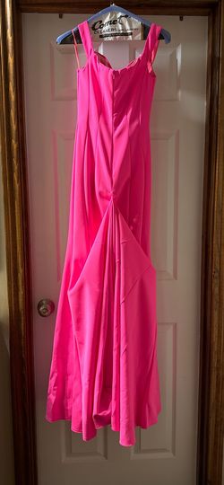 Ashley Lauren Pink Size 0 Floor Length Side slit Dress on Queenly