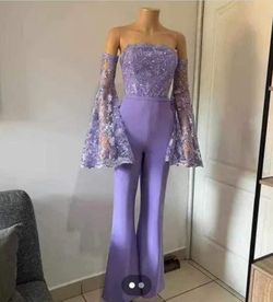 Purple Size 0 Jumpsuit Dress on Queenly