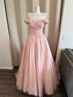 Pink Size 4 Ball gown on Queenly