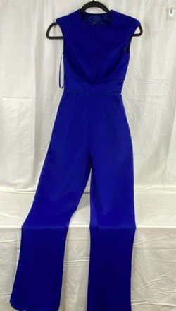 Johnathan Kayne Blue Size 00 Pageant Holiday Ball Jumpsuit Dress on Queenly