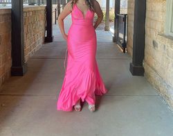 Pink Size 10 Mermaid Dress on Queenly