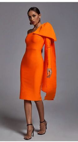 Orange Size 6 Cocktail Dress on Queenly