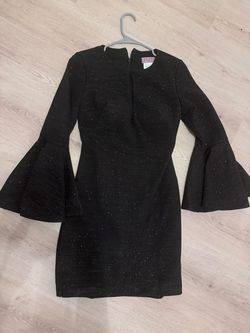 Jovani Black Size 4 High Neck Jersey Cocktail Dress on Queenly