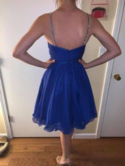 Mac Duggal Blue Size 2 50 Off Jersey Cocktail Dress on Queenly